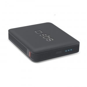 Powerbank SBS NanoTube 5000 mAh Nagy Sűrűségű - fekete