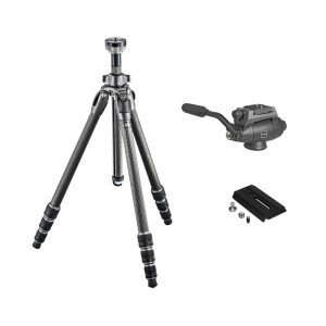 Gitzo Mountaineer 1 állvány + Gitzo G2180 Fluid fej + 501PL cseretalp Kit