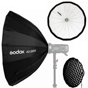 Godox AD-85W Multifunkciós softbox AD400/AD300 Pto vakukhoz (85cm)