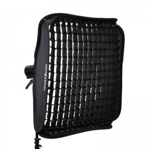 Godox 80x80cm S2-type Bowens bracket softbox méhsejtráccsal