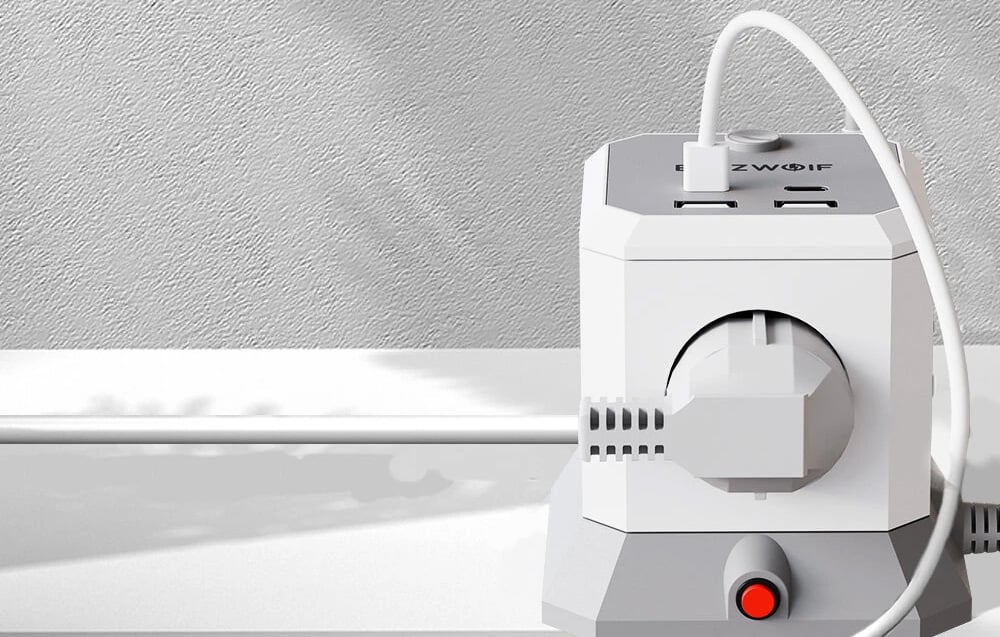 Hálózati elosztó BlitzWolf BW-EC1 4xAC 2xUSB-A 2xUSB-C-3