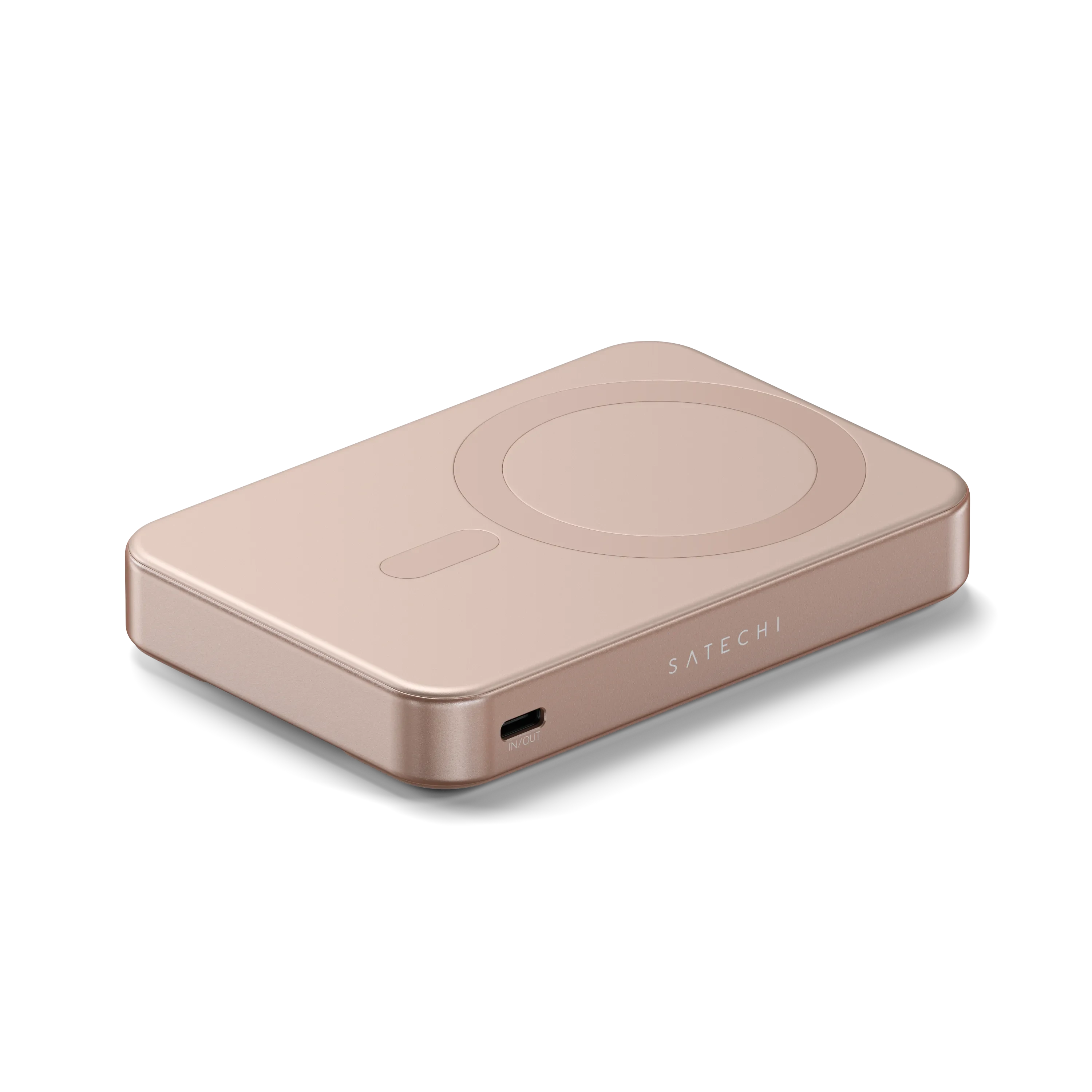 Satechi Qi2 10K Magsafe Powerbank beépített állvánnyal - Sivatagi Rózsa-3