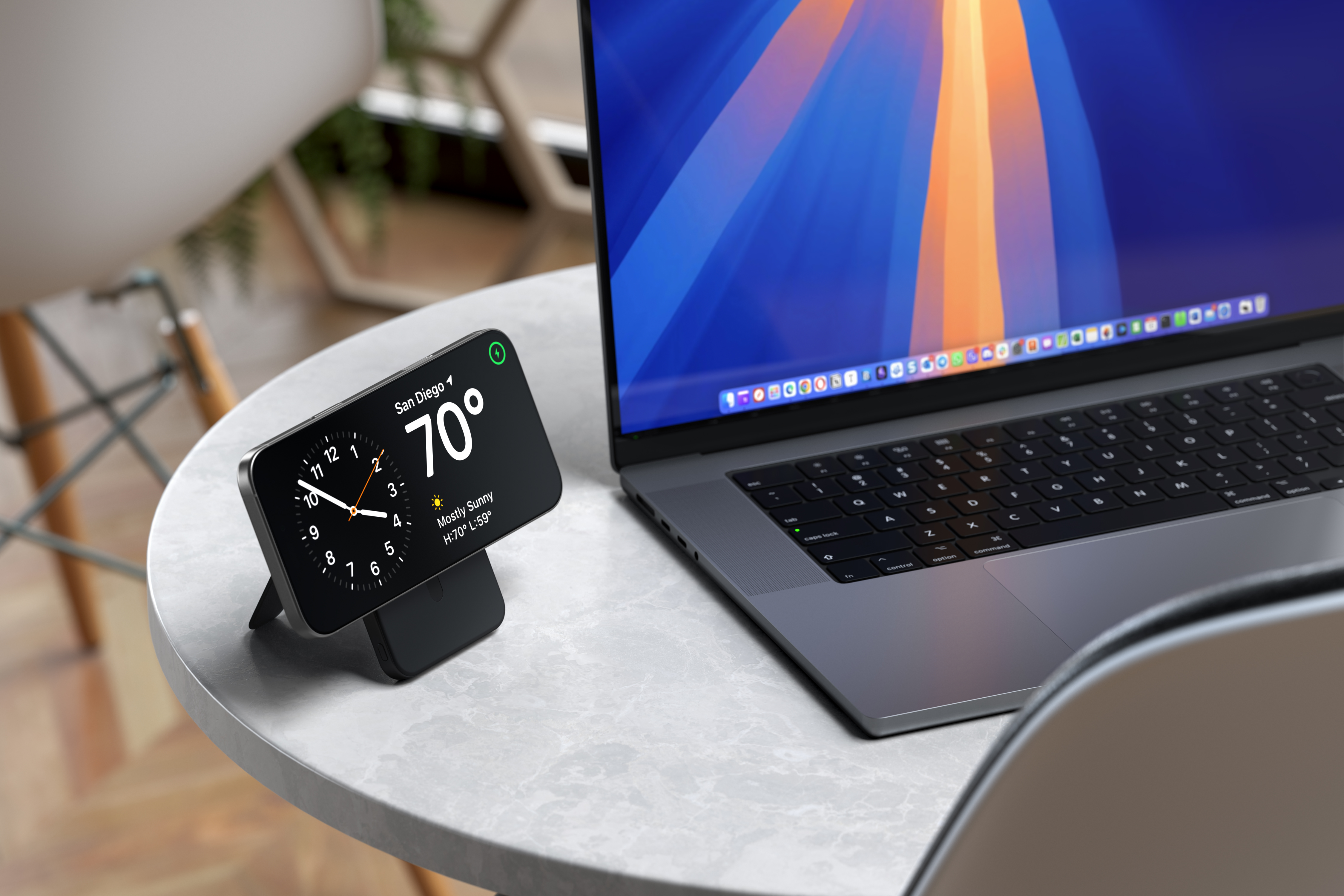 Satechi Qi2 5K Magsafe Powerbank Állvánnyal - Fekete-4