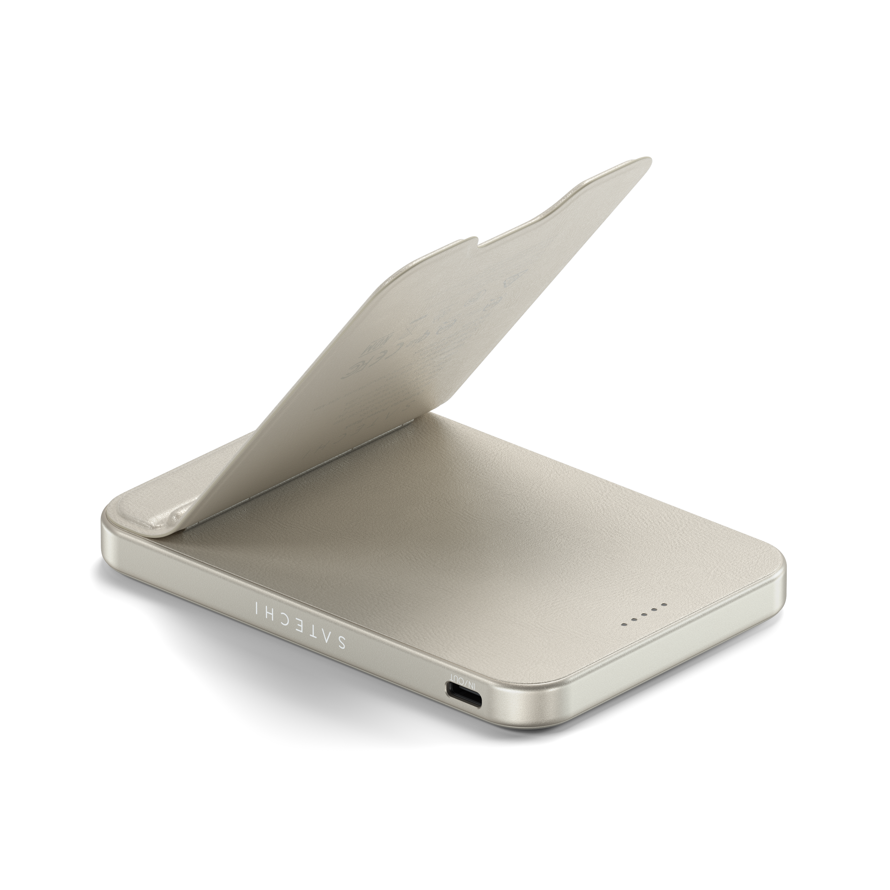 Satechi Qi2 5K Magsafe Powerbank Állvánnyal - Homokszínű-8