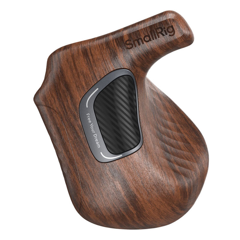 Smallrig 5161 Imagegrip Series Wooden Handle with NATO Clamp (Left side)-0