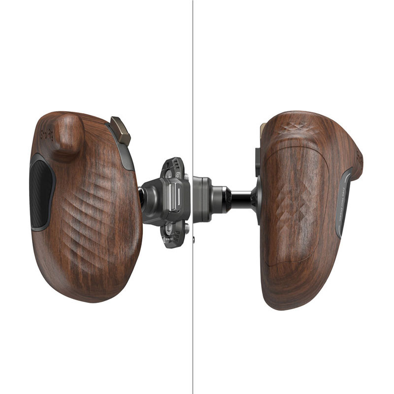 Smallrig 5161 Imagegrip Series Wooden Handle with NATO Clamp (Left side)-1