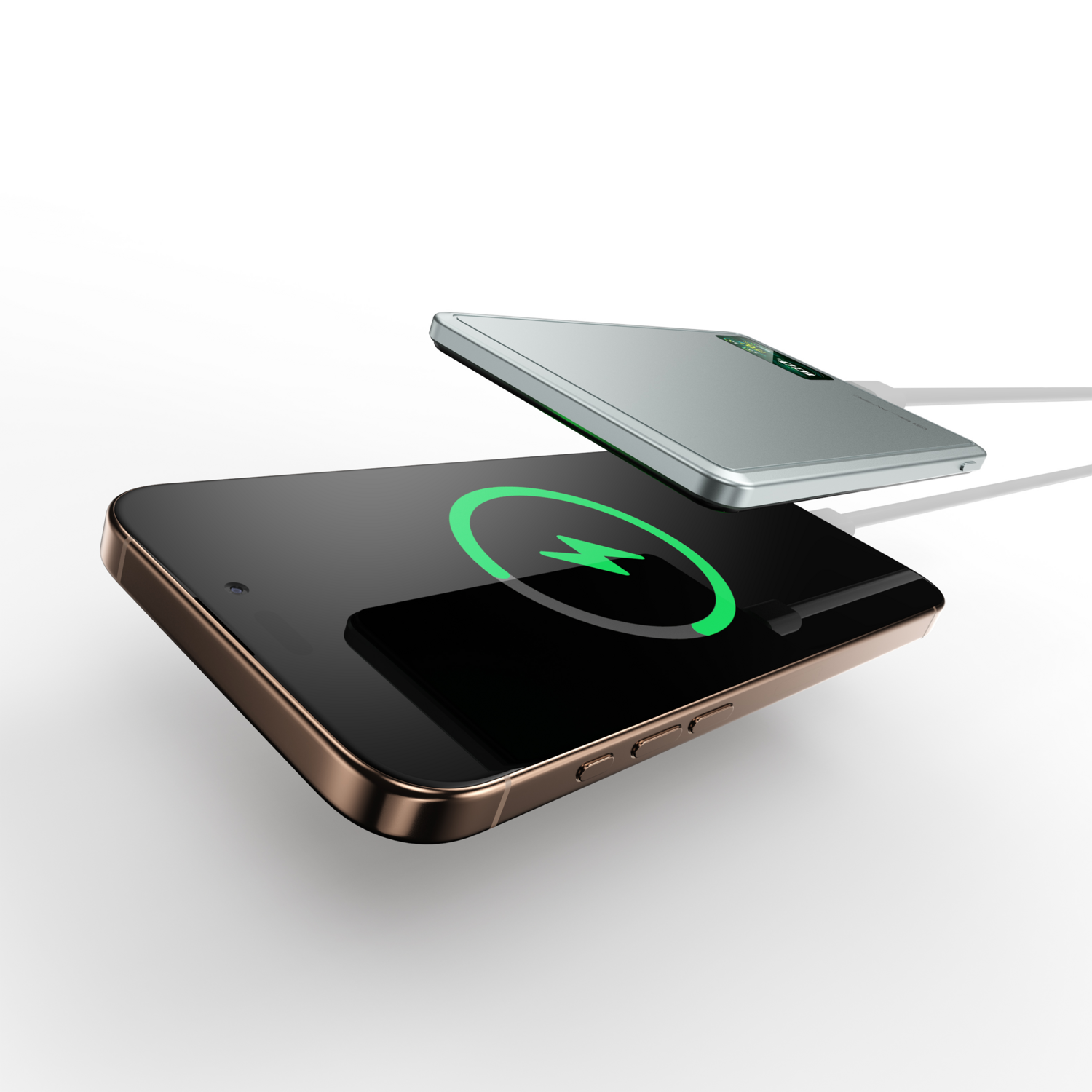 Blavec Power Bank 5000mAh BJ-03 Ultra Slim 7,8mm - Type C - 22,5W mágneses Magsafe 3 az 1-ben (PBBJ03-MC5G) szürke,-9