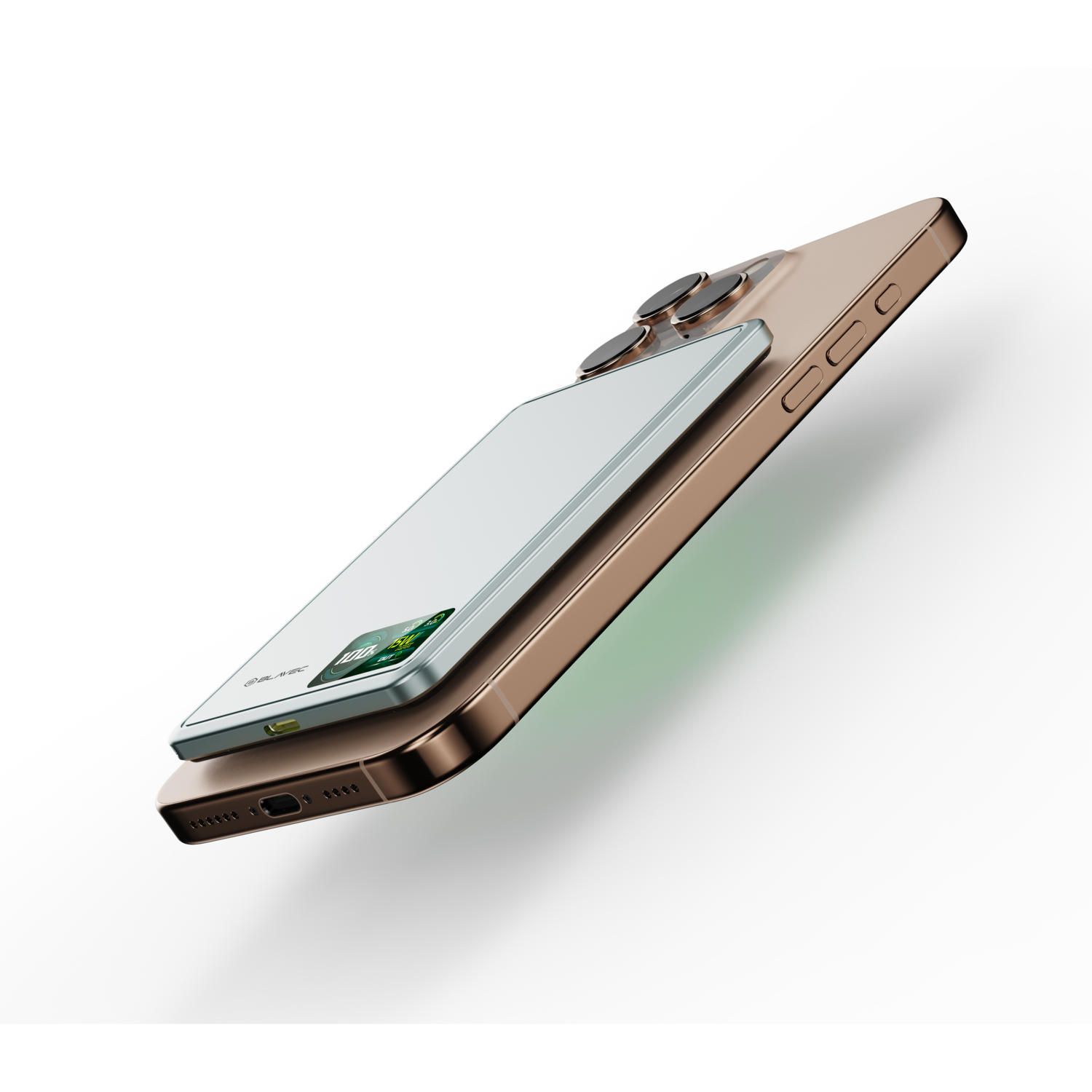 Blavec Powerbank 10000mAh BJ-03 Slim 13,5mm - Type C - 22,5W mágneses Magsafe 3 az 1-ben (PBBJ03-MC10G) szürke-14