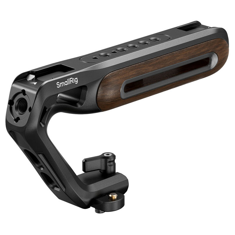 Smallrig 5251 Wooden Top Handle with NATO Clamp-0