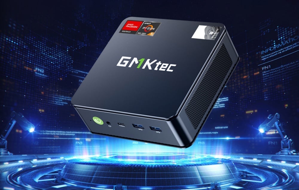 GMKtec M6 Mini PC Ryzen 5 6600H 16GB RAM + 512GB WIN 11 Pro-7