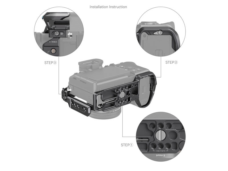 SmallRig Rhinoceros Cage for Sony Alpha 7R V / Alpha 7 IV / Alpha 7S III-2