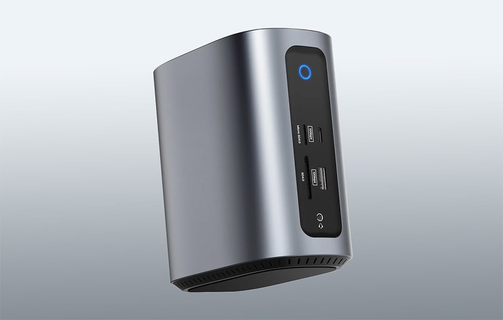 BlitzWolf BW-TH15 17 az 1-ben dokkolóállomás 2xHD+DP+4xC+3xUSB 3.0+USB 3.1+C 3.2+C PD+RJ45+micro SD+SD+3.5mm audio-7