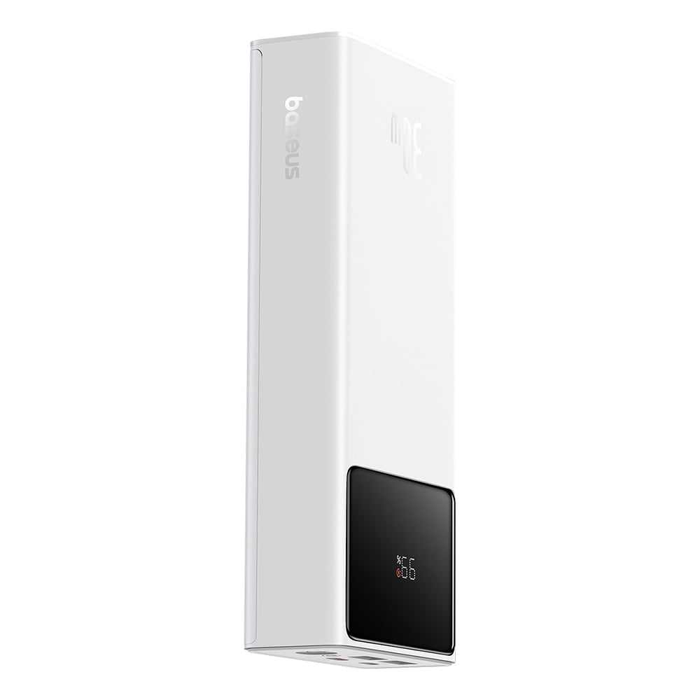 Baseus - Power Bank Csillag Őrző (P10022904213-00) - 2x USB, Type-C, Micro-USB, 30W, 20000mAh, Type-C kábel, 3A, 30 cm - Fehér-4