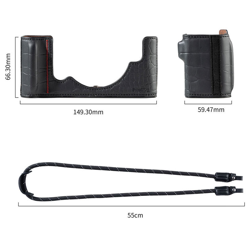 Smallrig 5095 Leather Case Kit for Nikon Z F (Black)-1