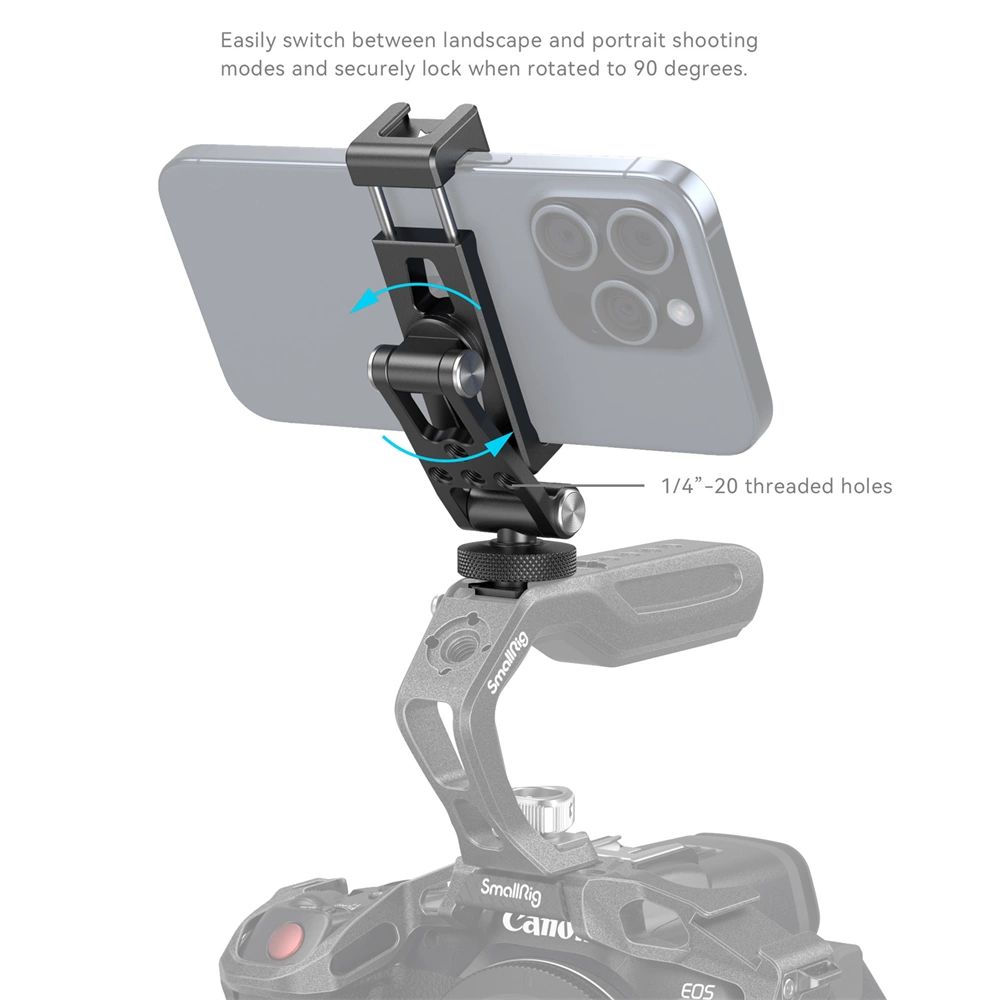 Smallrig fém telefontartó vakupapucs csatlakozóval 4382 -1