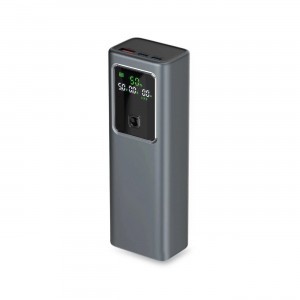Powerbank SBS 20000mAh PD 100w lcd kijelzővel - szürke