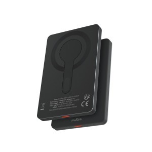 Magsafe Power Bank Maxlife MXPB-05 20W PD 5000mAh mágneses fekete