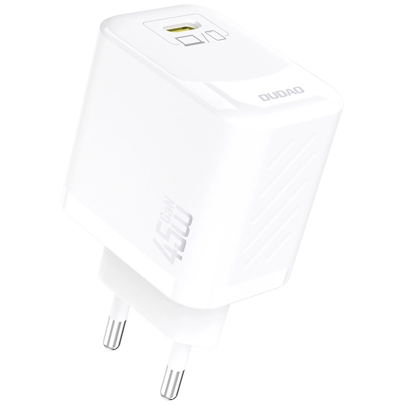 Dudao A28 45W GaN USB-C Fali Töltő adapter - Fehér-0