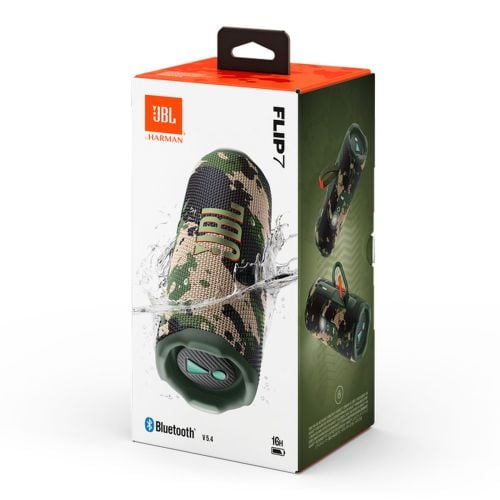 JBL Flip 7 Bluetooth Vezeték Nélküli Hangszóró Terepszín EU-3
