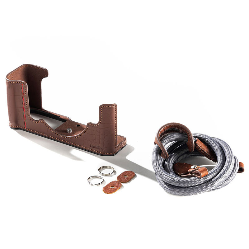 Smallrig 5096 Leather Case Kit for Nikon Z F (Brown)-2