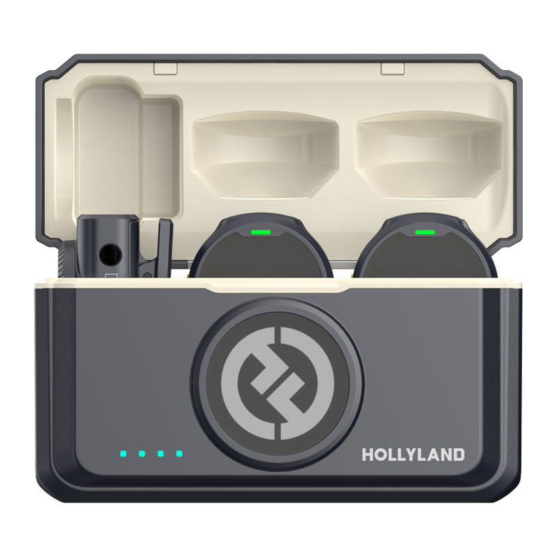 Hollyland Lark M2 Wireless Lavalier Microphone (Duo ,Shine charcoal)-1