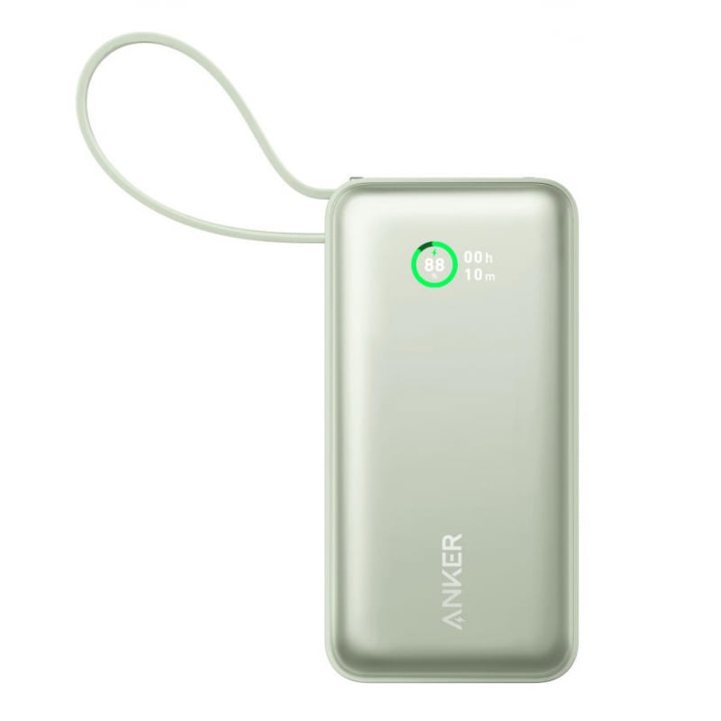 Anker Nano, 10000mAh, 30W, QC + PD, Zöld Powerbank-1
