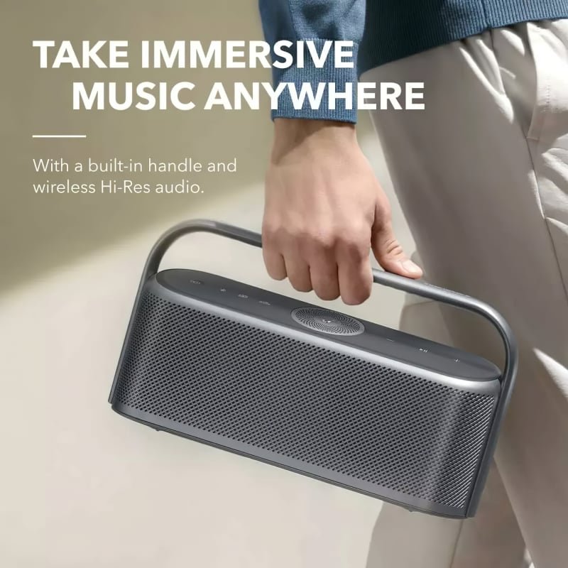 Bluetooth Hangszóró Anker SoundCore Motion X600, 50W, Vízálló, Fekete A3130011-4