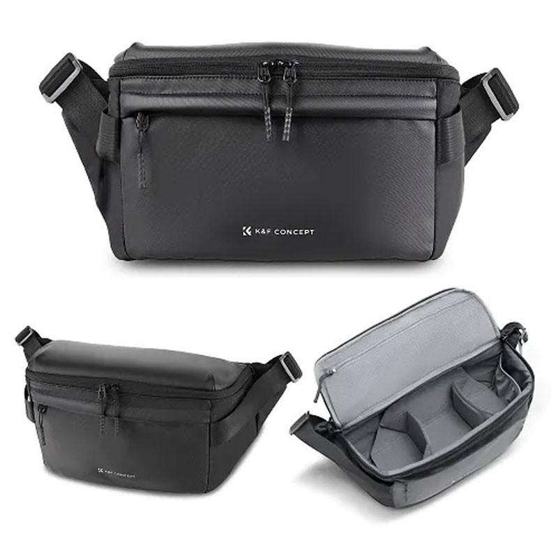 K&F Concept Sling táska 10L Urban Wander 13 (fekete)-1