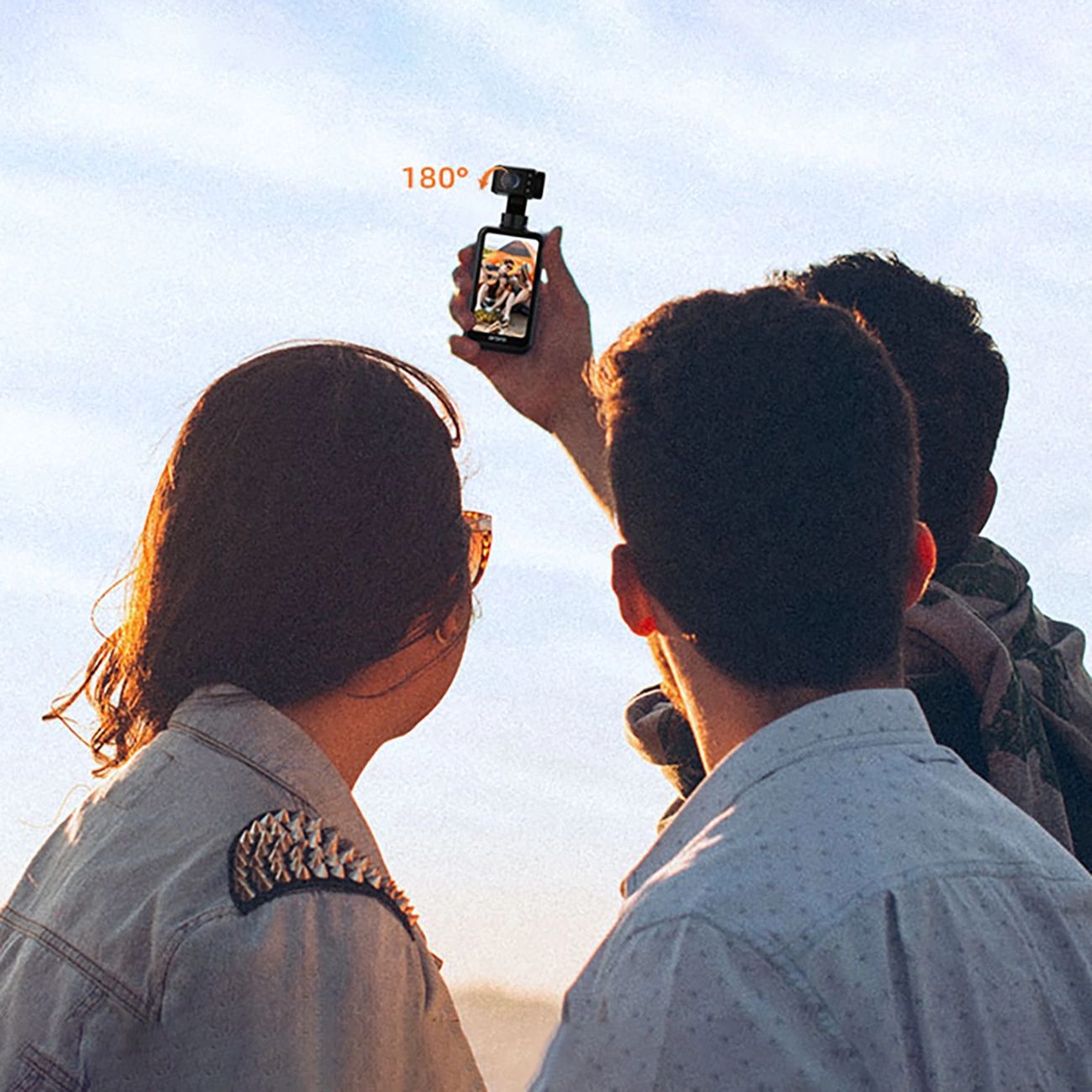 Ordro Pocket M5 3-tengelyes Gimbal Kamera, 5K, vlogoláshoz és YouTube videókhoz – Fekete-10