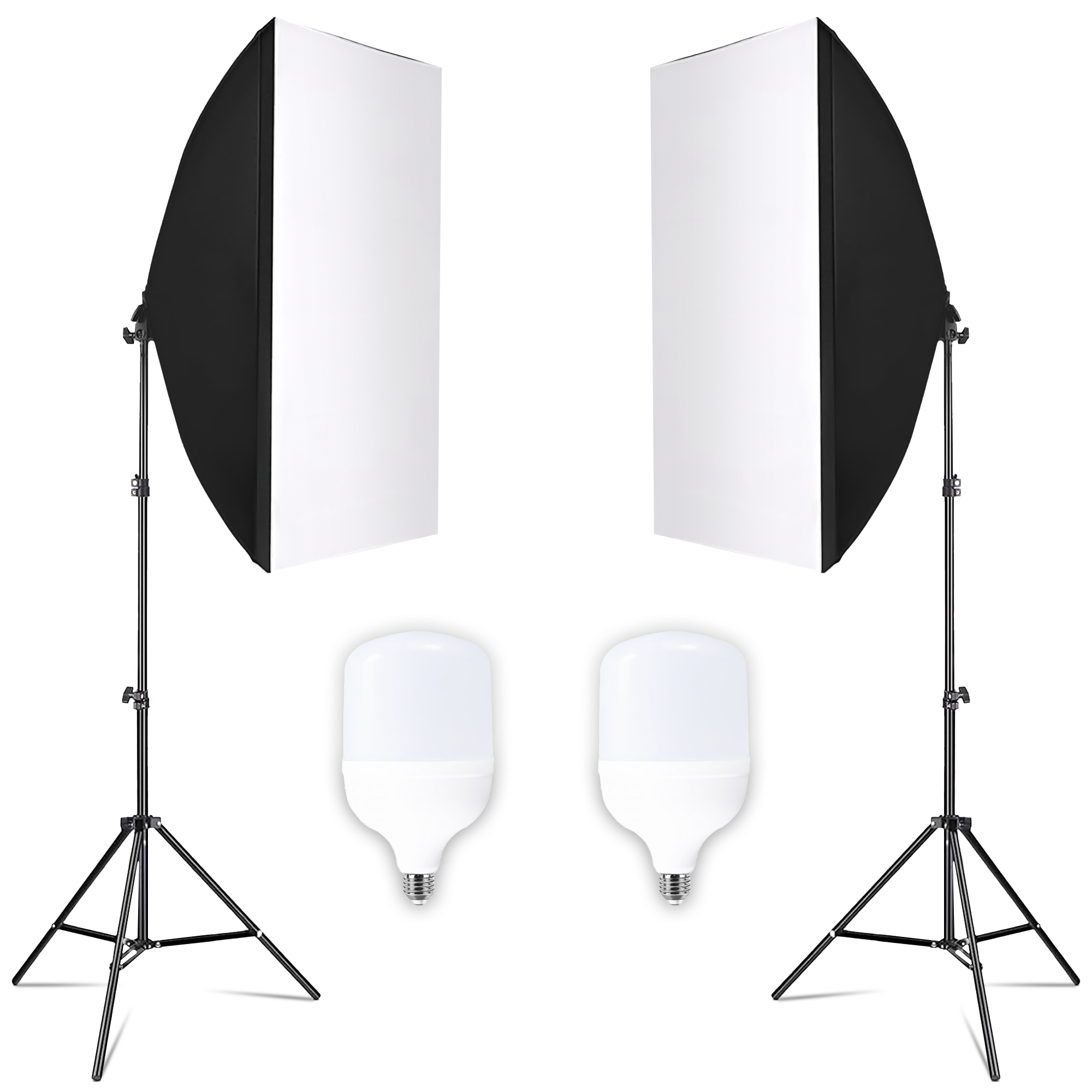 Softbox szett LED 2x30W, 2x2m állvánnyal-0