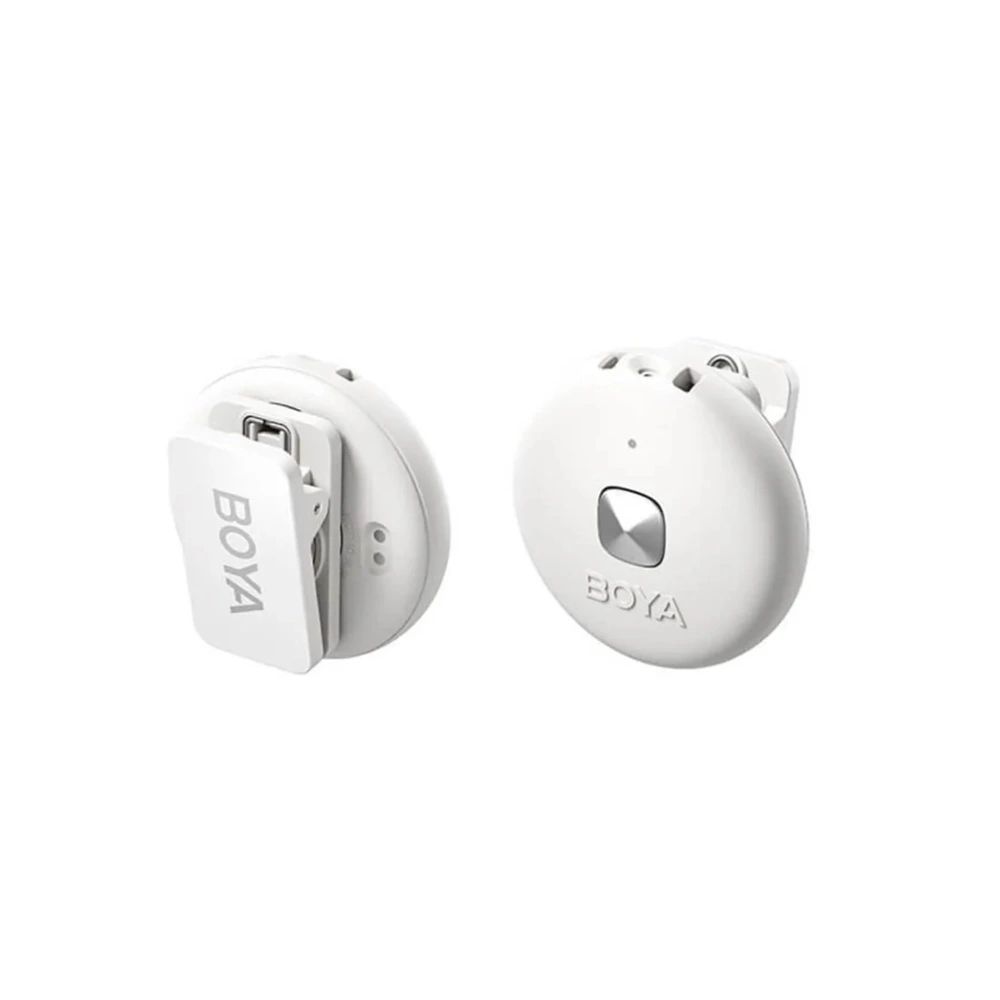 Boya Omic-U 2.4GHz Ultrakompakt vezetéknélküli szett (Android 1+2 Töltődoboz) Fehér-1