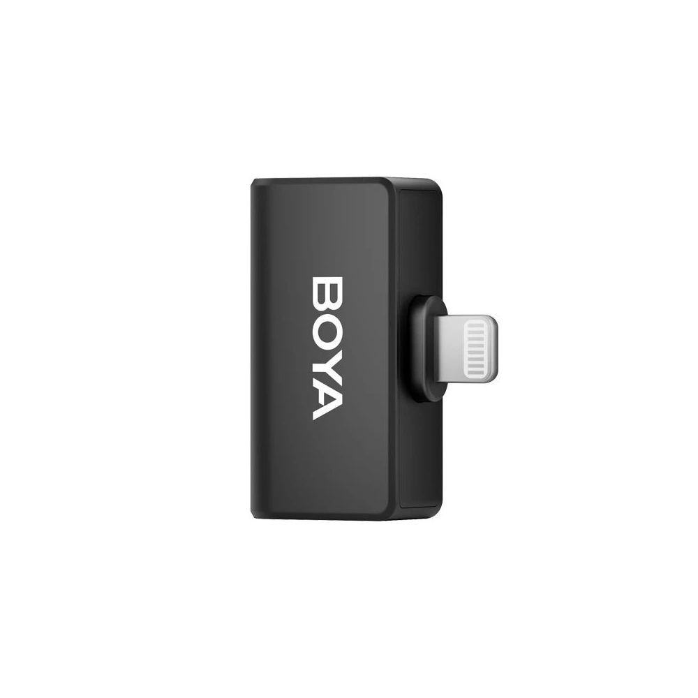 Boya Omic-D 2.4GHz Ultrakompakt vezetéknélküli szett (iOS 1+2 Töltődoboz) Fekete-4