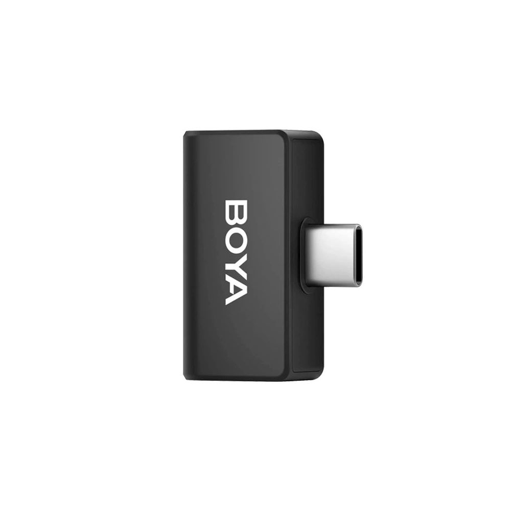 Boya Omic-U 2.4GHz Ultrakompakt vezetéknélküli szett (Android 1+2 Töltődoboz) Fekete-4