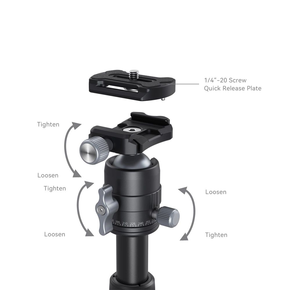 SmallRig Aluminum Mini Tripod VT-20 4289-3