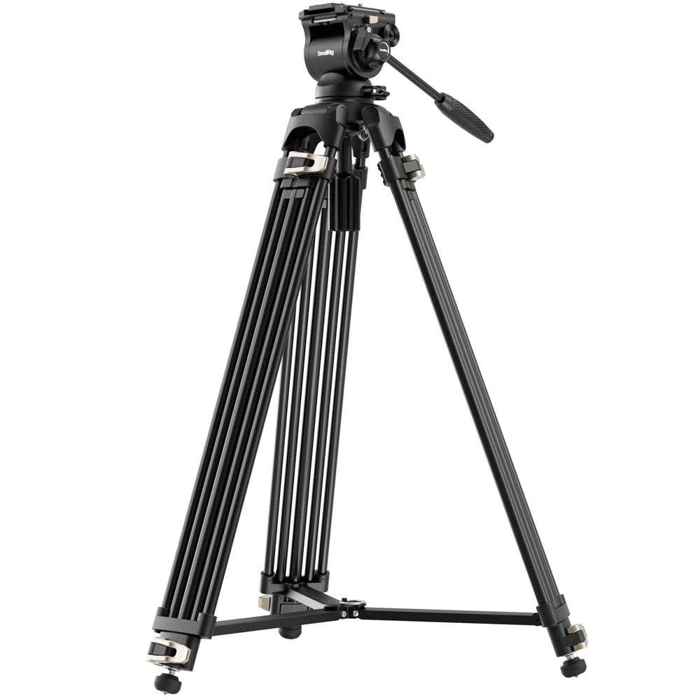 SMALLRIG 4686 HEAVY-DUTY FLUID HEAD VIDEO TRIPOD KIT AD-01S-1