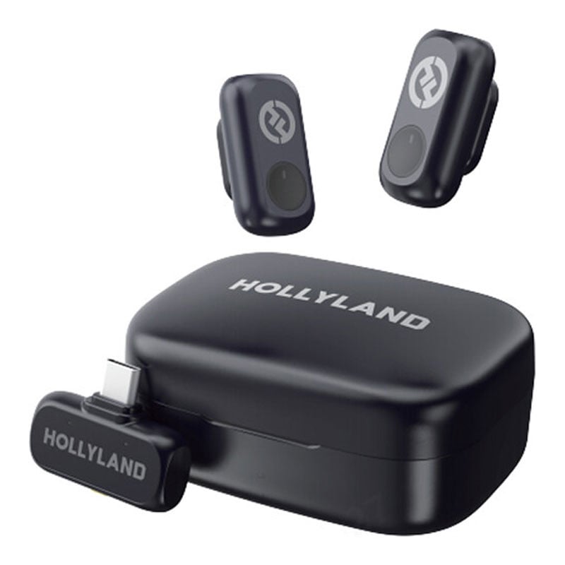 Hollyland Lark A1 Duo with USB-C RX + Charging Case-0