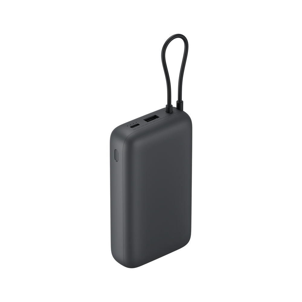 Xiaomi Power Bank 20000mAh (beépített kábelle) GL sötétszürke / BHR9740GL-1