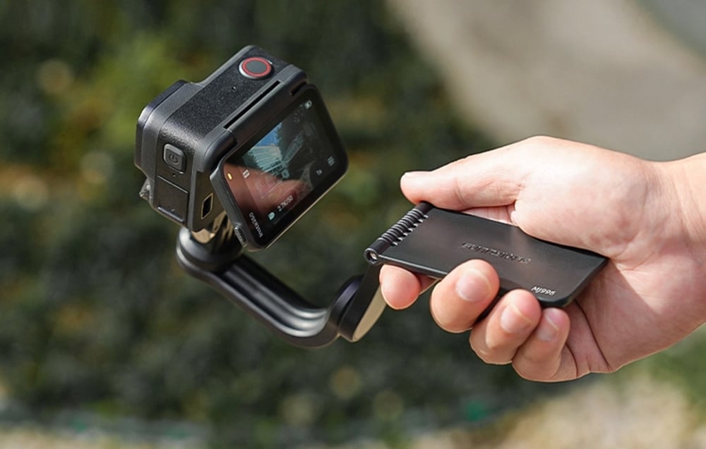 Többtengelyes forgatható mágneses tartó Sunnylife MJ996 Action 5 Pro/ 360 X5/ Pocket 3 készülékhez-1