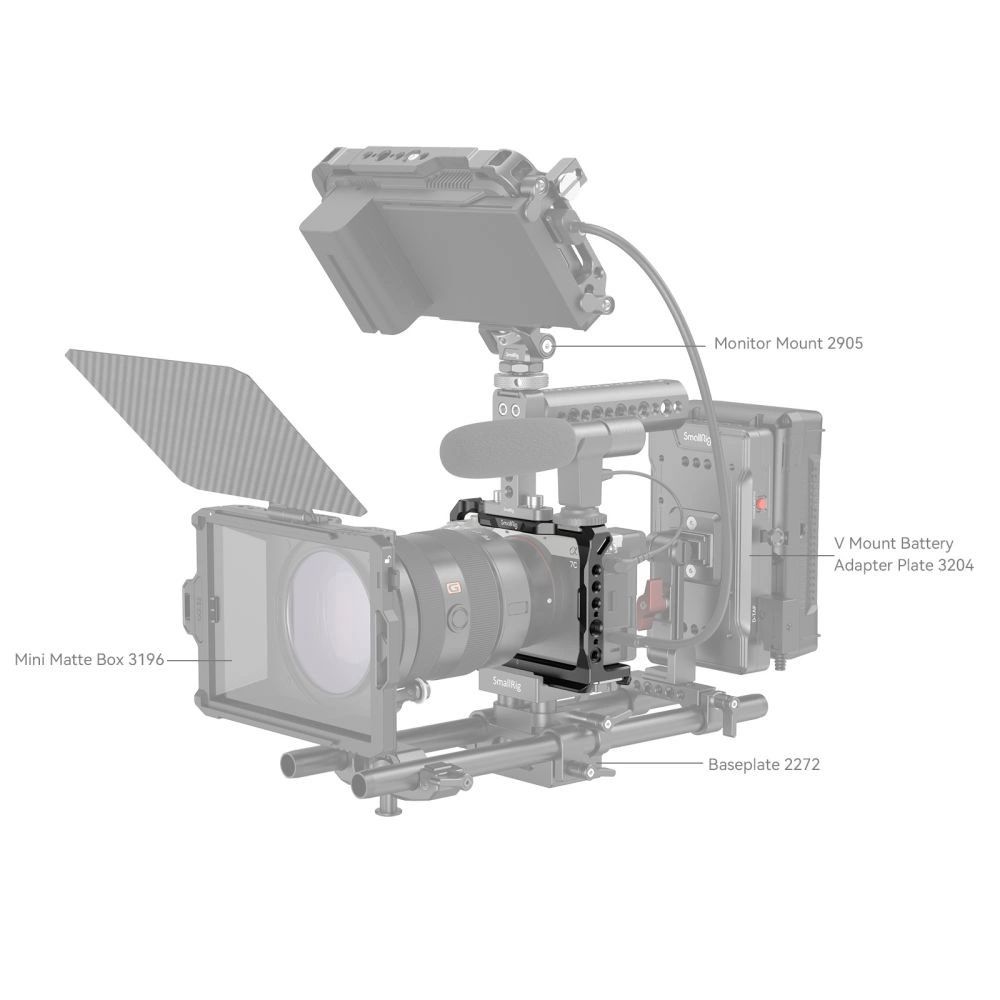 SmallRig Cage with Side Handle for Sony Alpha 7C-8