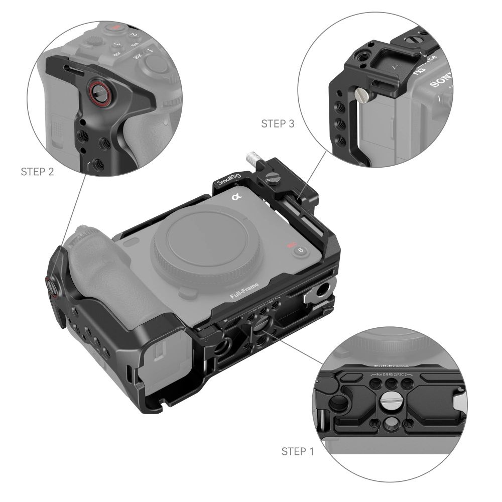 SMALLRIG Cage for Sony FX30 / FX3 4183(4138 new version)-6
