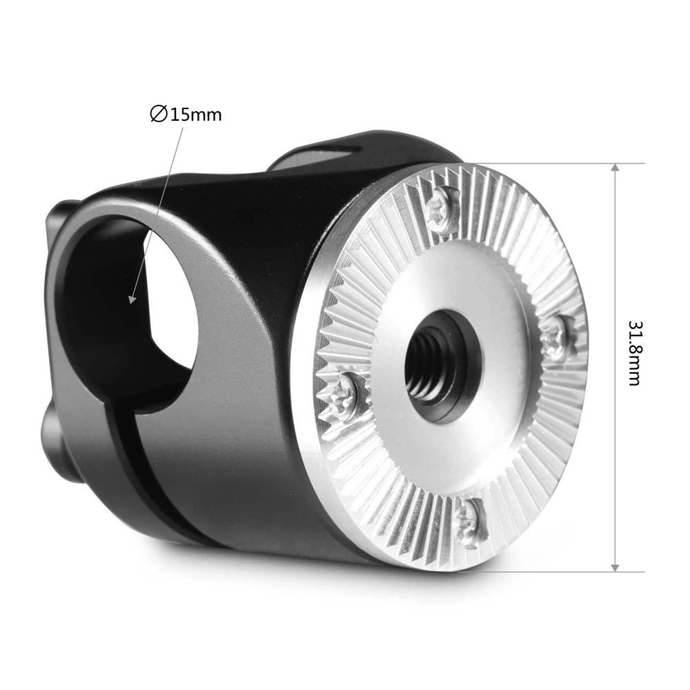SMALLRIG 15mm Rod Clamp with Arri Rosette 1686-1
