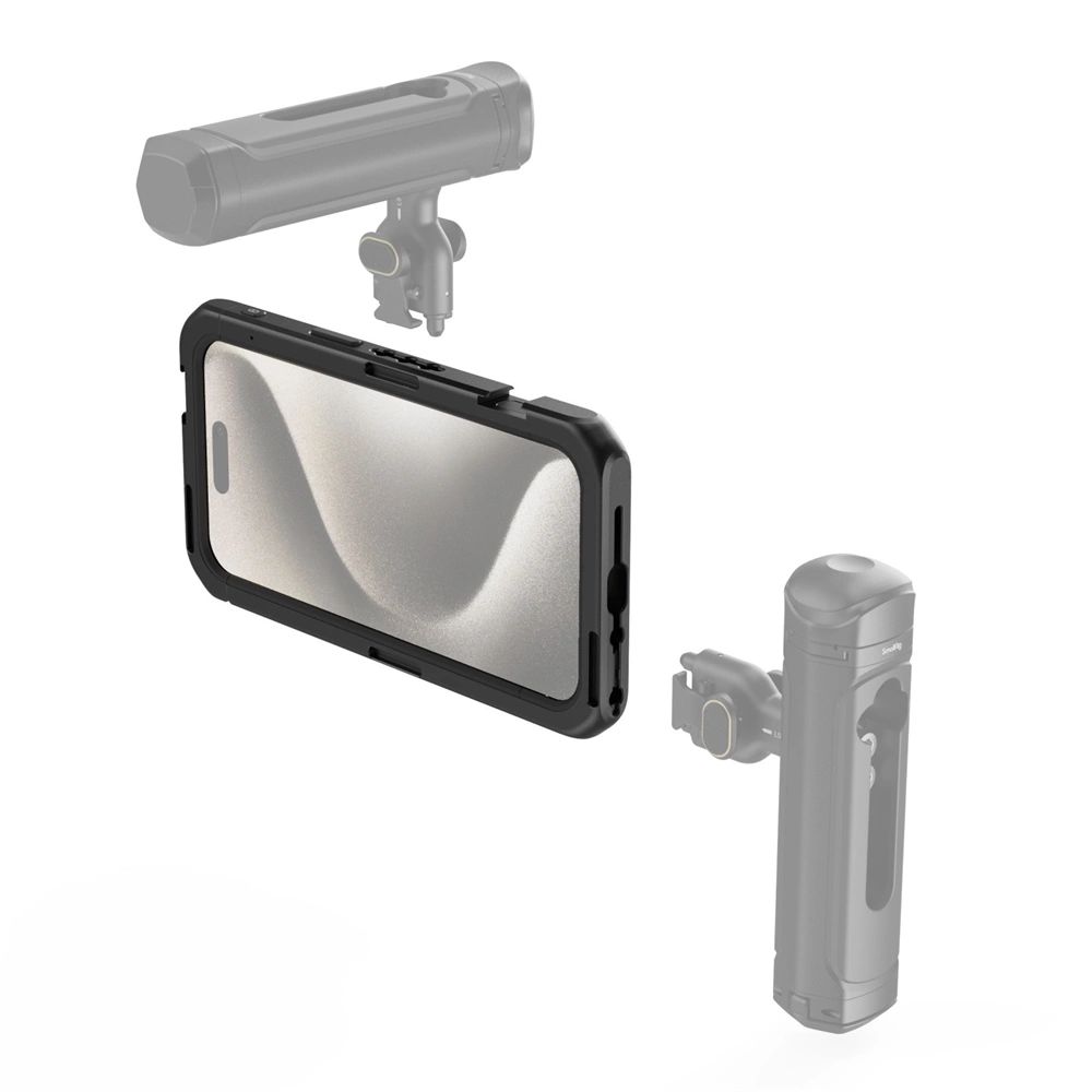 SmallRig Mobile Video Cage for iPhone 15 Pro Max 4391B-1