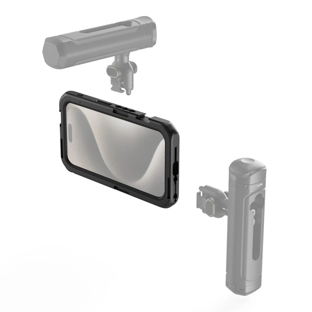 SmallRig Mobile Video Cage for iPhone 15 Pro 4396B-1