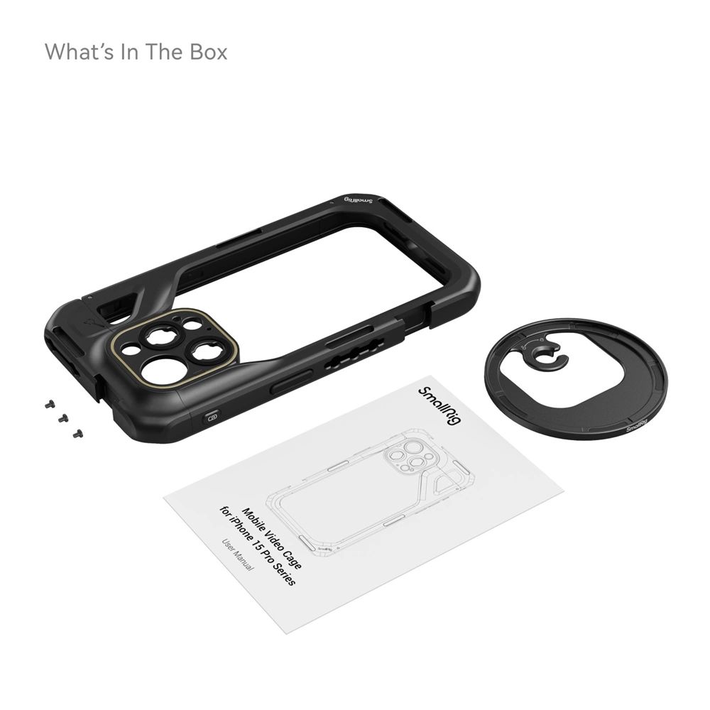 SmallRig Mobile Video Cage for iPhone 15 Pro 4396B-7