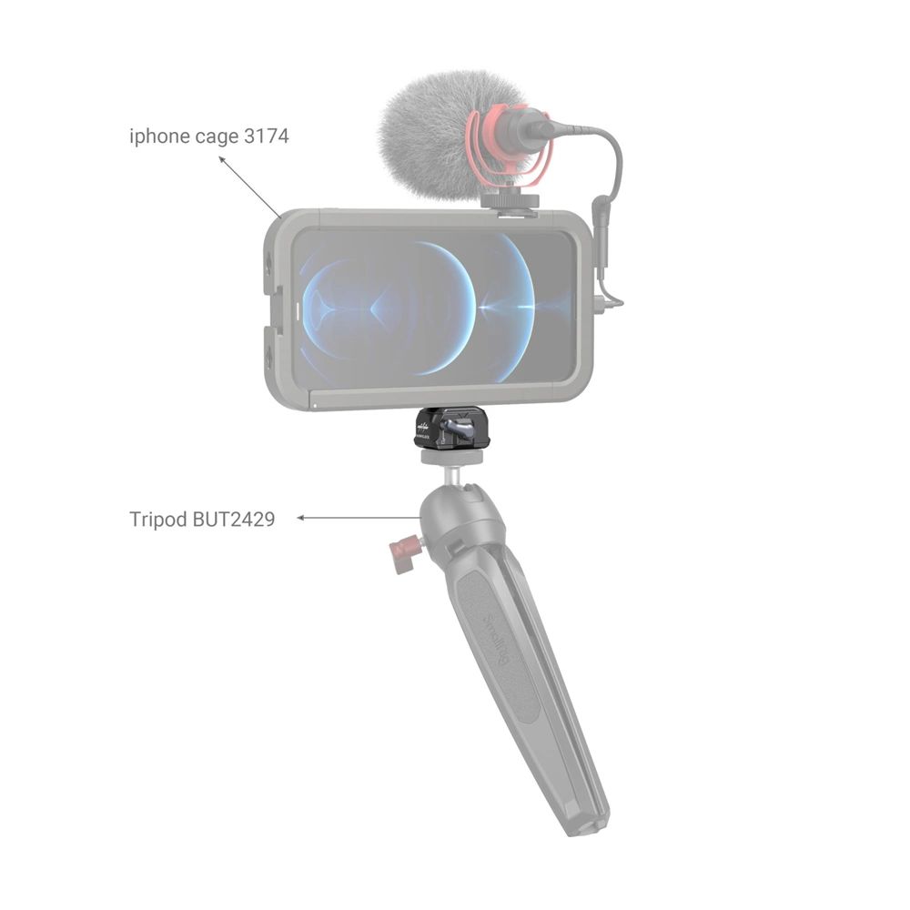 SMALLRIG Drop-in HawkLock Universal mini Quick Release Plate and Clamp 3513C-2