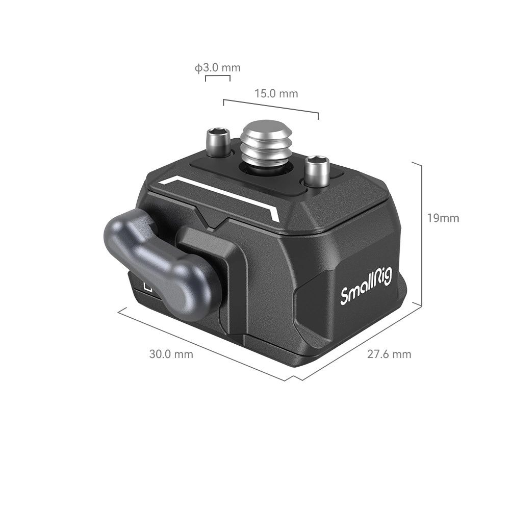 SMALLRIG Drop-in HawkLock Universal mini Quick Release Plate and Clamp 3513C-6