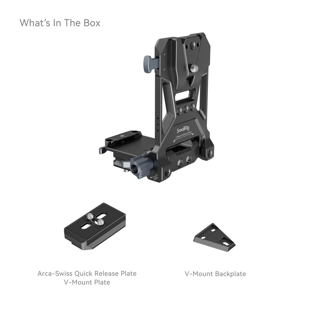 SMALLRIG Compact V-Mount Battery Mounting System 4064B-2