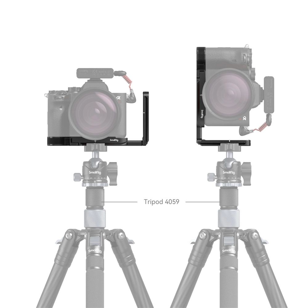 SmallRig L-Bracket for Sony Alpha 7R V / Alpha 7 IV / Alpha 7S III / Alpha 1 / Alpha 7R IV / Alpha 9 II 3660B-4