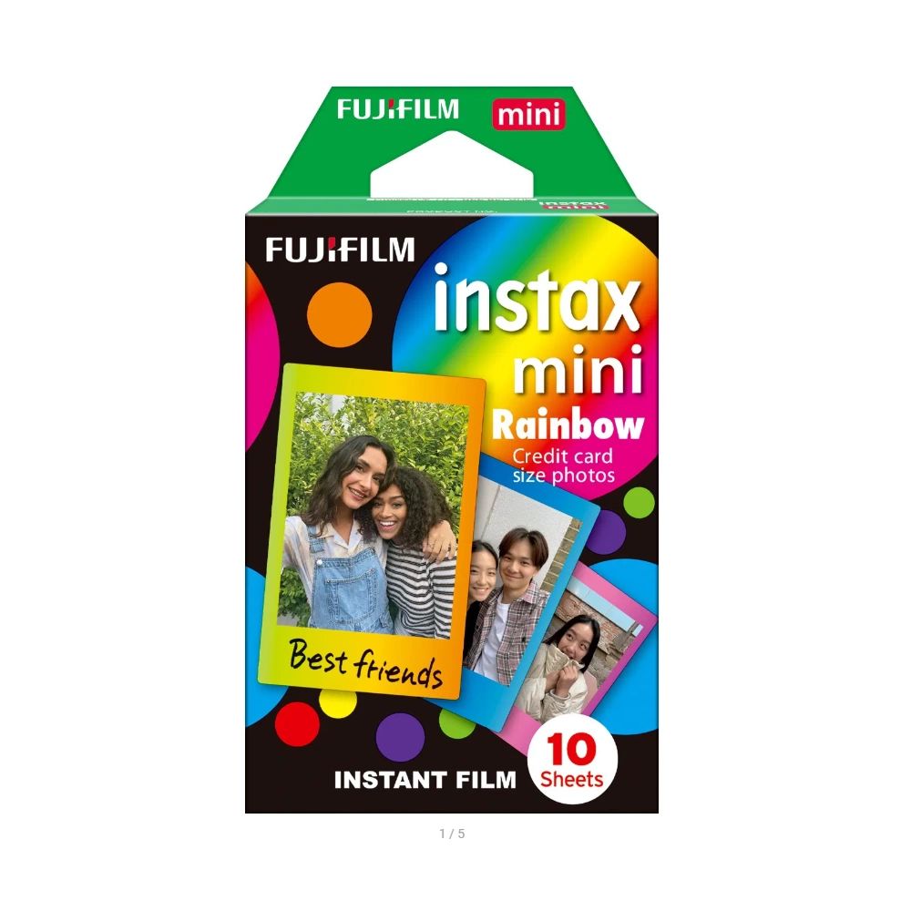 FUJIFILM Instax Mini Film Glossy Rainbow (10lap)-0