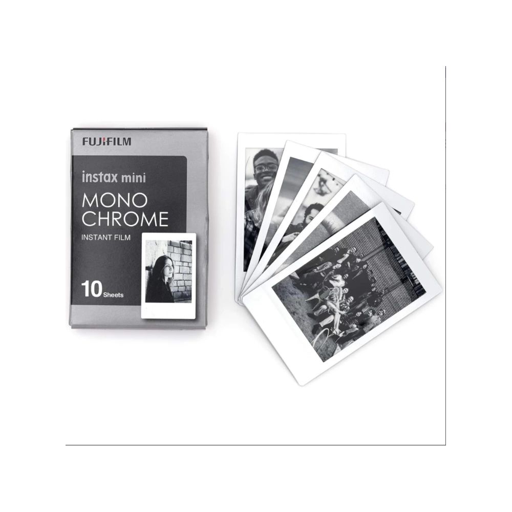 FUJIFILM Instax Mini Film Glossy Monochrome (10lap)-0